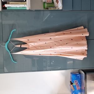 Tibi Size 2 Beach Ball drop waist silk dress